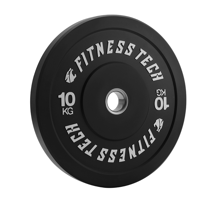 Black Bumper Plates | Fitness Tech