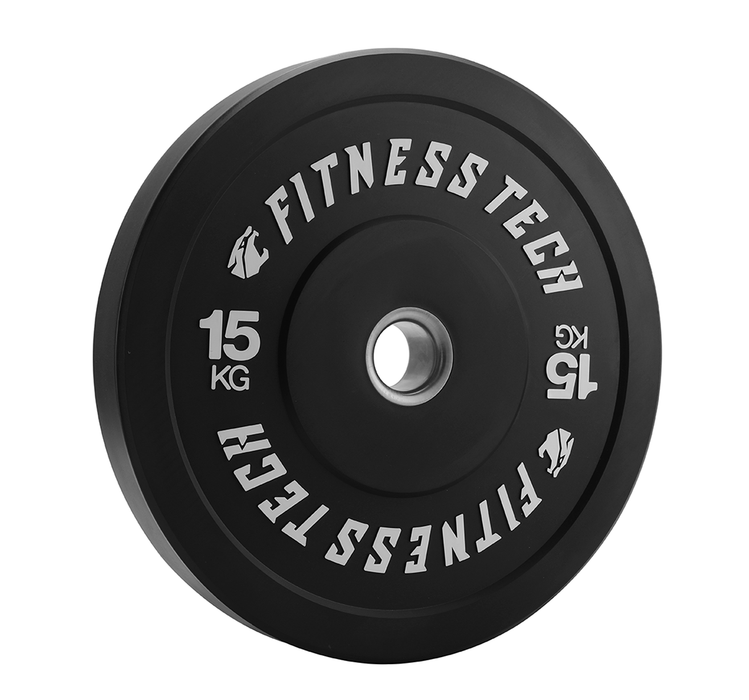 Black Bumper Plates | Fitness Tech